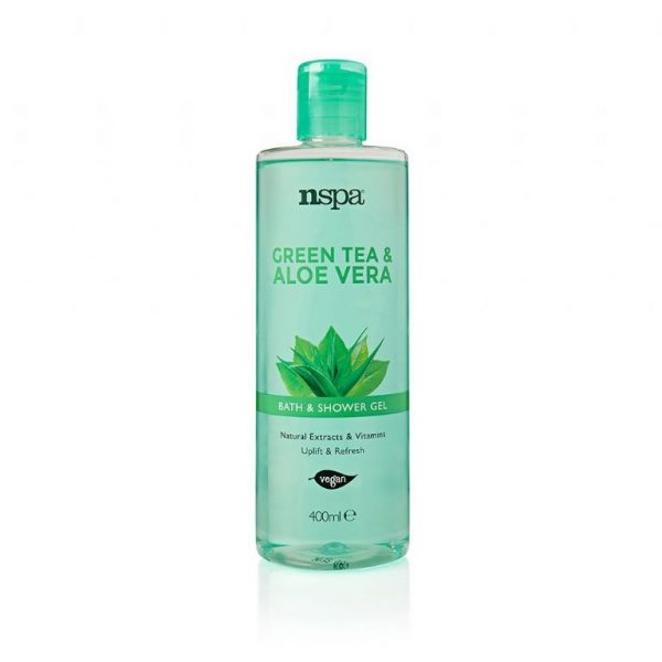 nspa Green Tea & Aloe Vera Bath & Shower Gel 400ml