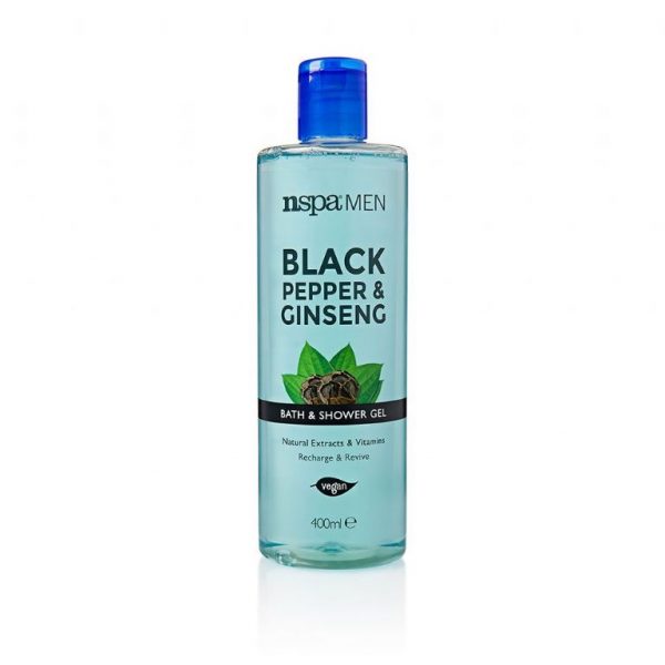 nspa Black Pepper & Ginseng Men Bath & Shower Gel 400ml