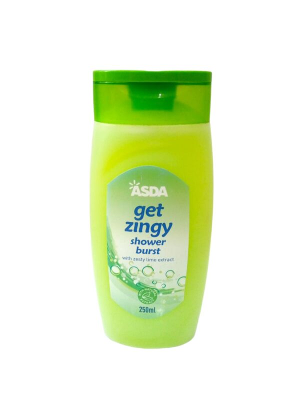 ASDA Get Zingy Shower Burst with Zesty Lime Extract 250ml