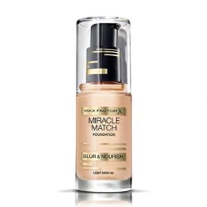 Max Factor Miracle Match Foundation Light Ivory 40