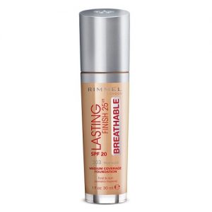 Rimmel Lasting Finish Breathable Foundation 300 Sand X 3