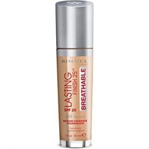 Rimmel Lasting Finish Breathable Foundation 303 True Nude X 3