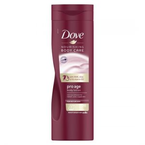 dove nourishing body care pro age body lotion 400ml