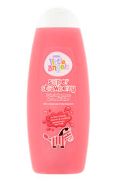 ASDA Little Angels Super Strawberry 2 in 1 Shampoo & Conditioner 500ml