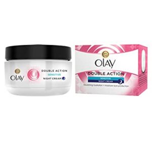 Olay Double Action Sensitive Moisturiser Night Cream 50ml