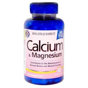 Holland & Barrett Calcium & Magnesium 60 Caplets