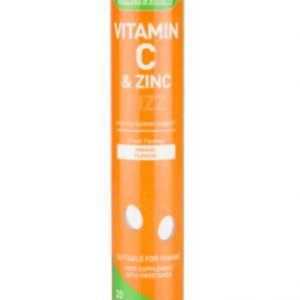 Holland & Barrett Vitamin C & Zinc Orange Effervescent 20 Tablets