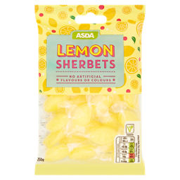 asda lemon sherbets chocolate 250g