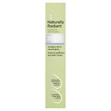 Superdrug Naturally Radiant Brightening Eye Cream is formulated with a naturally revitalising blend of ingredients and infused with Mulberry and Kiwi extracts to help brighten and smooth the eye area.