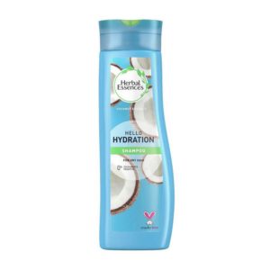 Herbal Essences Hello Hydration moisturizing shampoo’s coconut essences and moisture-rich system will leave your hair feeling pampered. The creamy formula will have you saying goodbye to dry hair and hello to hydration.