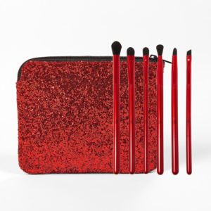 We’re obsessed with the BH Cosmetics Drop Dead Gorgeous Killer Queen 6 Piece Eye Brush Set. This six-piece set features six of BH Cosmetics’ best eye brushes for you to buff and blend your way to makeup perfection. Each brush features high-quality, vegan, synthetic bristles and a metallic red handle, all enclosed inside a glittery pouch