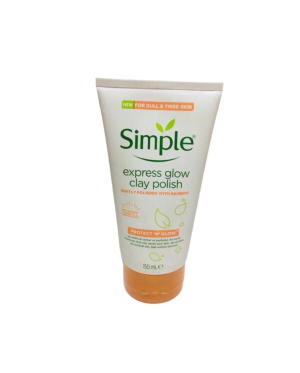 Simple Protect 'N' Glow Clay Polish Cleanser Express Glow 150ml