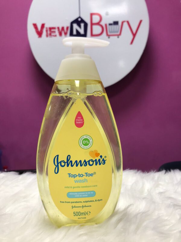 Johnson top to toe wash 500ml